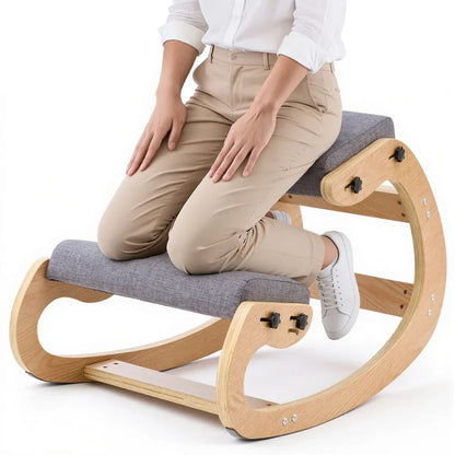 Kneeling Chair with Adjustable Height & Cushions
