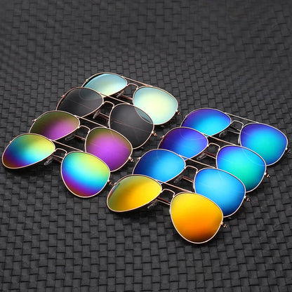 Double Bridge Aviators, UV400 Mirror Lens