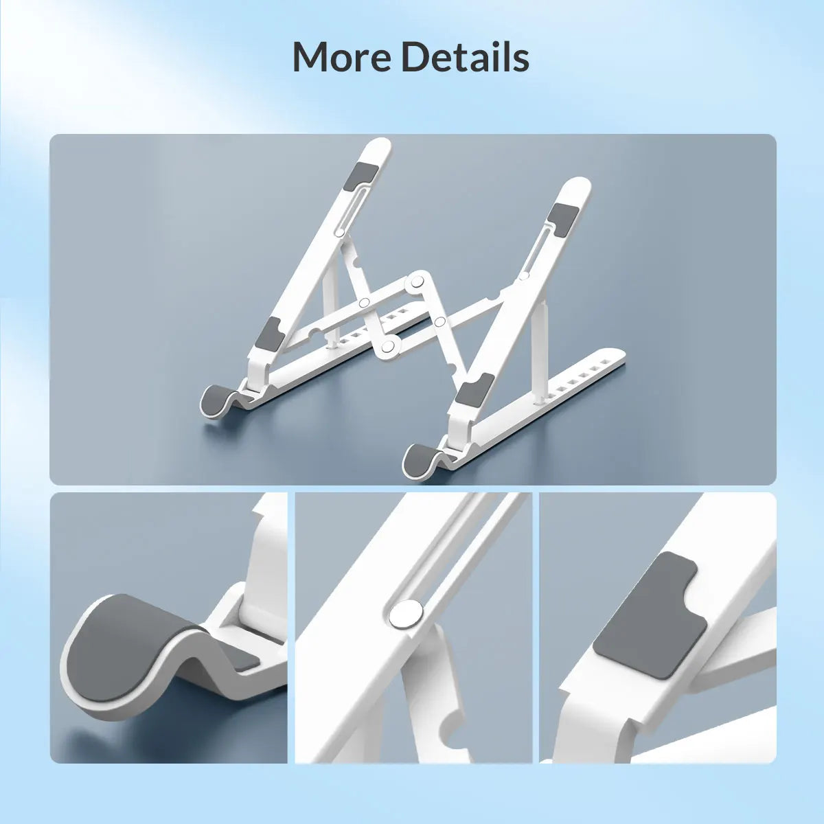 7-Angle Foldable Laptop Riser