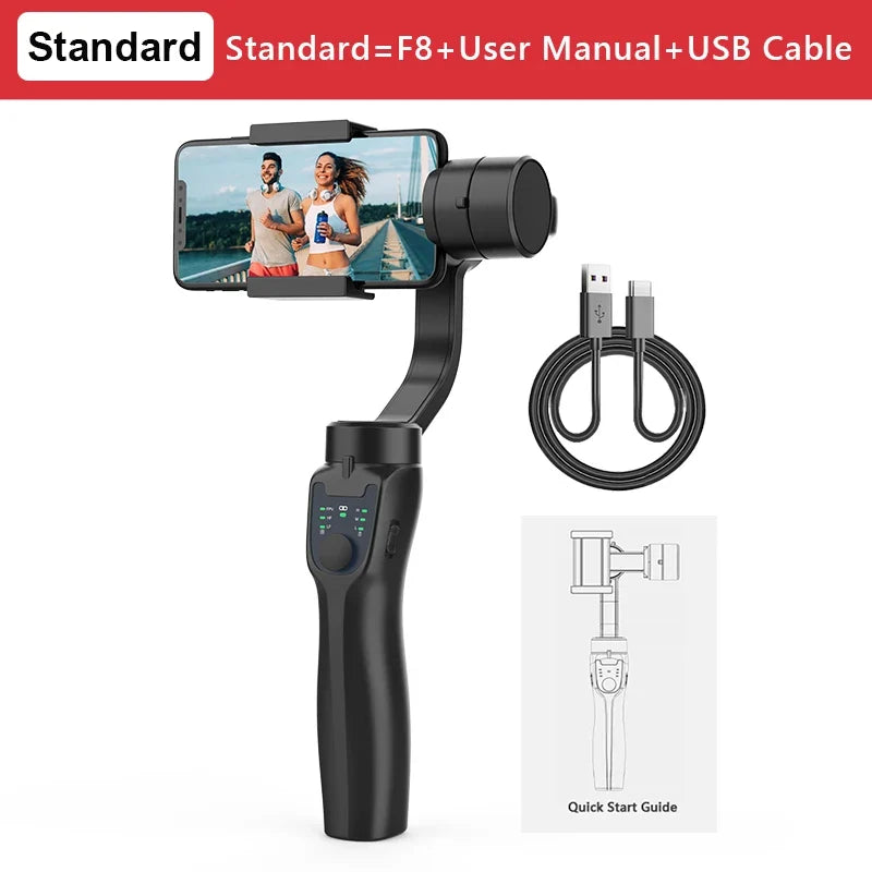 F8 3-Axis Phone Gimbal, Anti-Shake