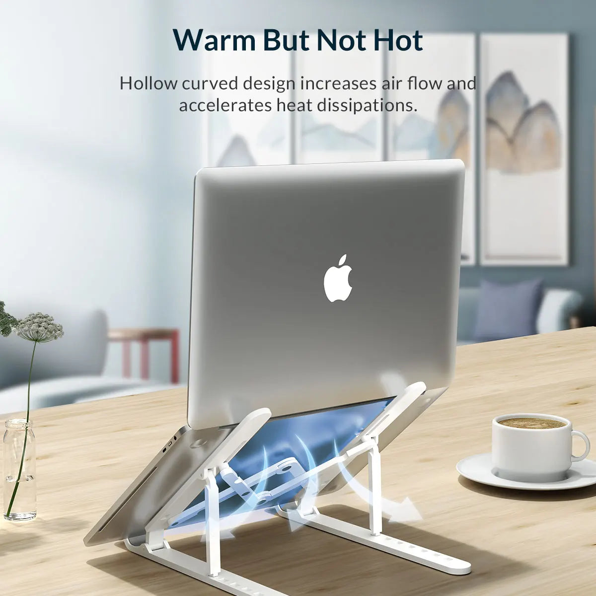 7-Angle Foldable Laptop Riser