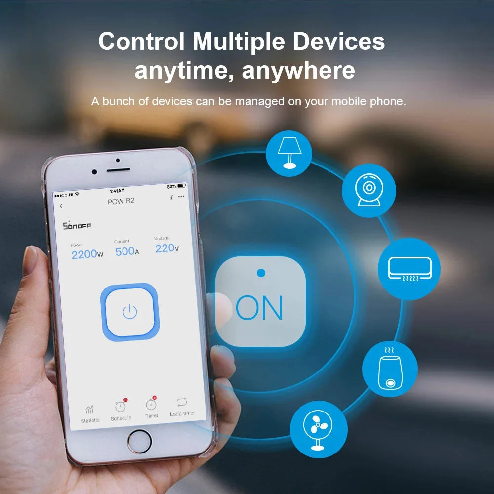 Smart Wi-Fi Plug with Power Monitor