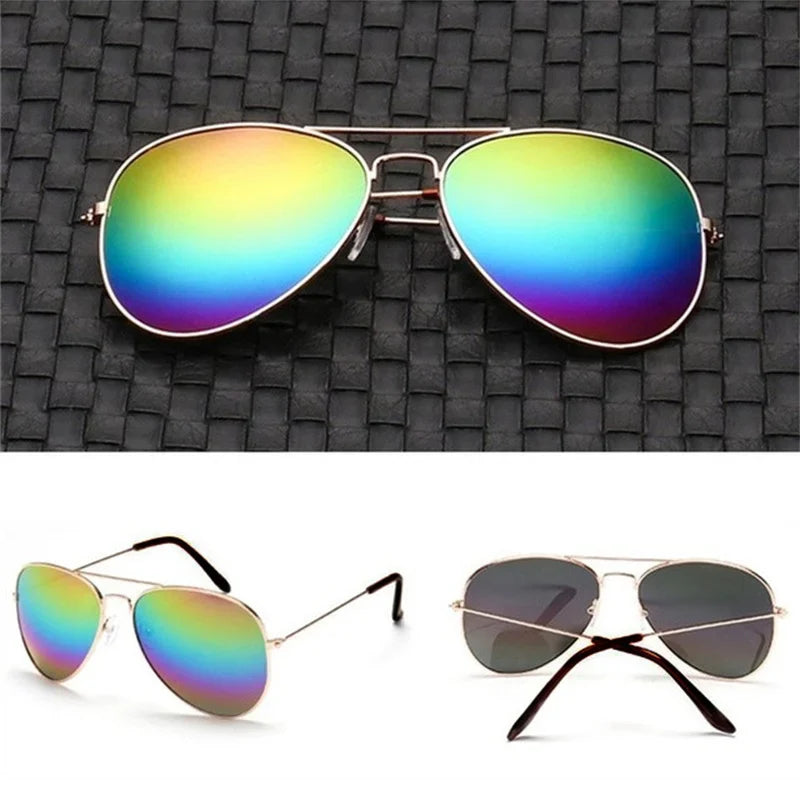 Double Bridge Aviators, UV400 Mirror Lens