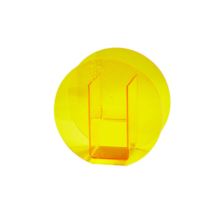 Acrylic Rainbow Geometric Tabletop Vase