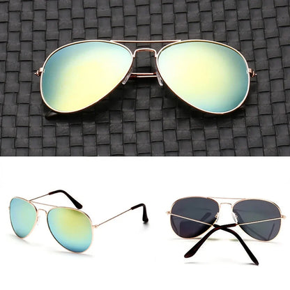 Double Bridge Aviators, UV400 Mirror Lens