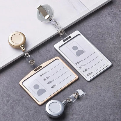 BadgeCard Aluminum Card Holder Reel