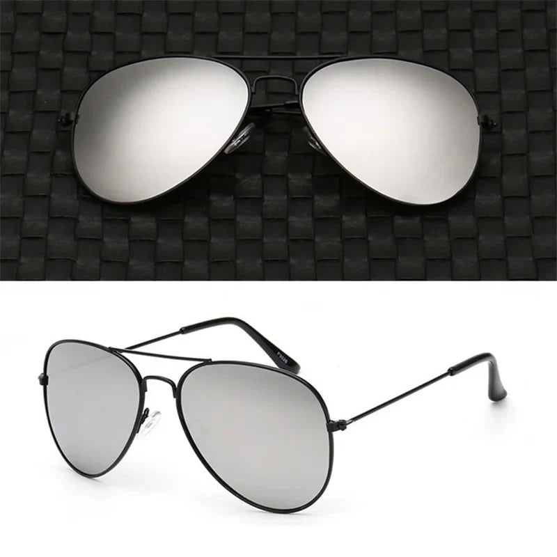 Double Bridge Aviators, UV400 Mirror Lens