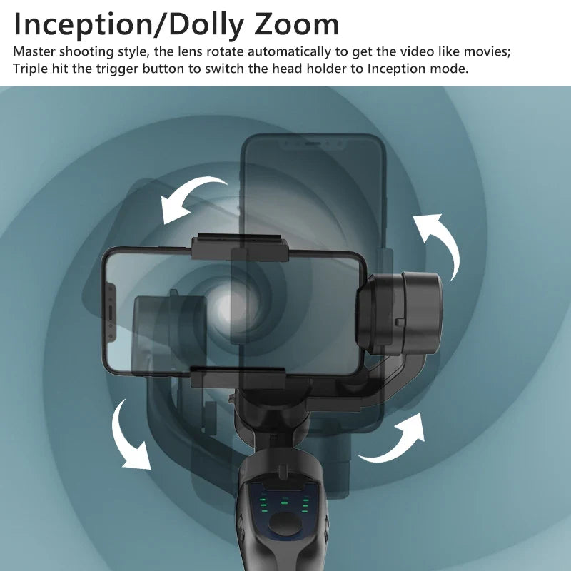 F8 3-Axis Phone Gimbal, Anti-Shake