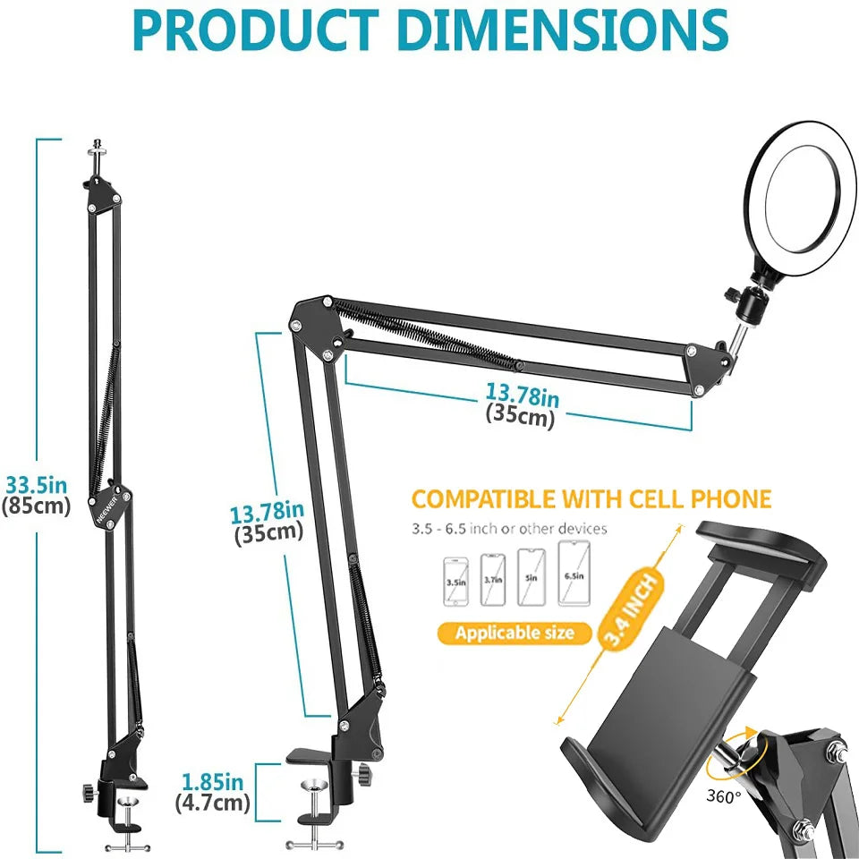 Selfie Ring Light Phone Stand
