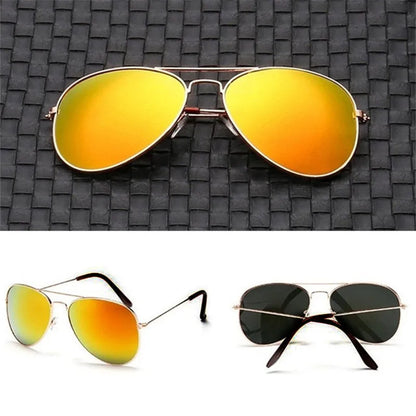 Double Bridge Aviators, UV400 Mirror Lens