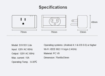 Smart Wi-Fi Plug with Power Monitor