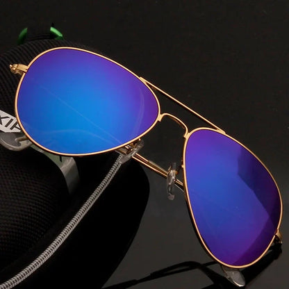 Double Bridge Aviators, UV400 Mirror Lens