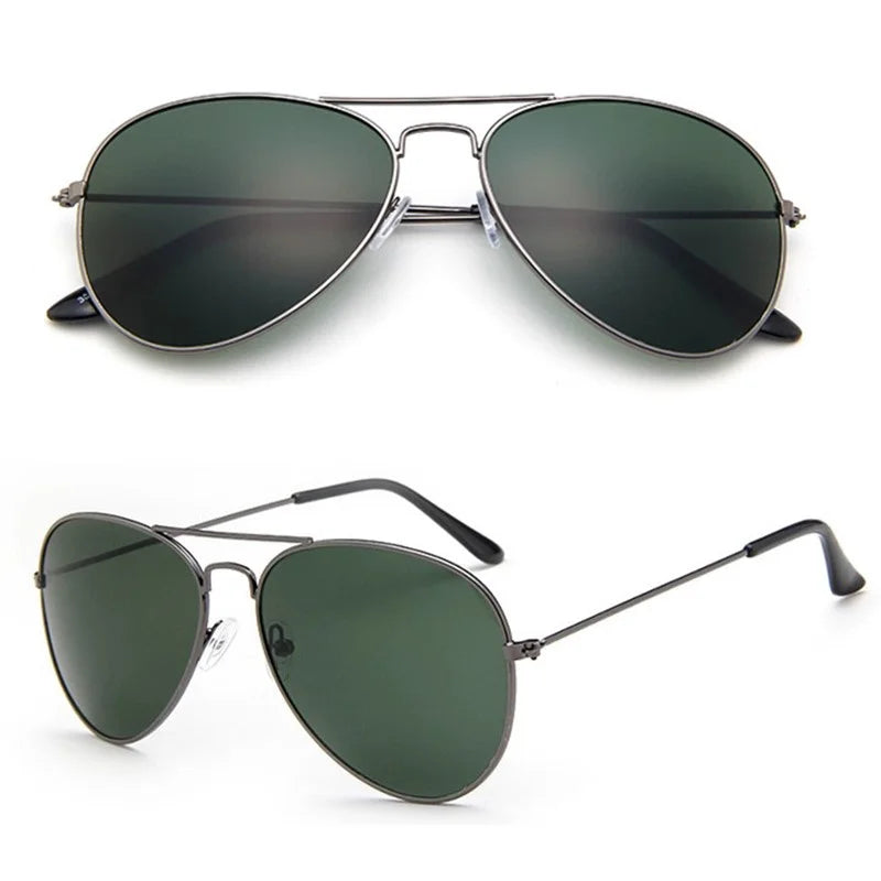 Double Bridge Aviators, UV400 Mirror Lens