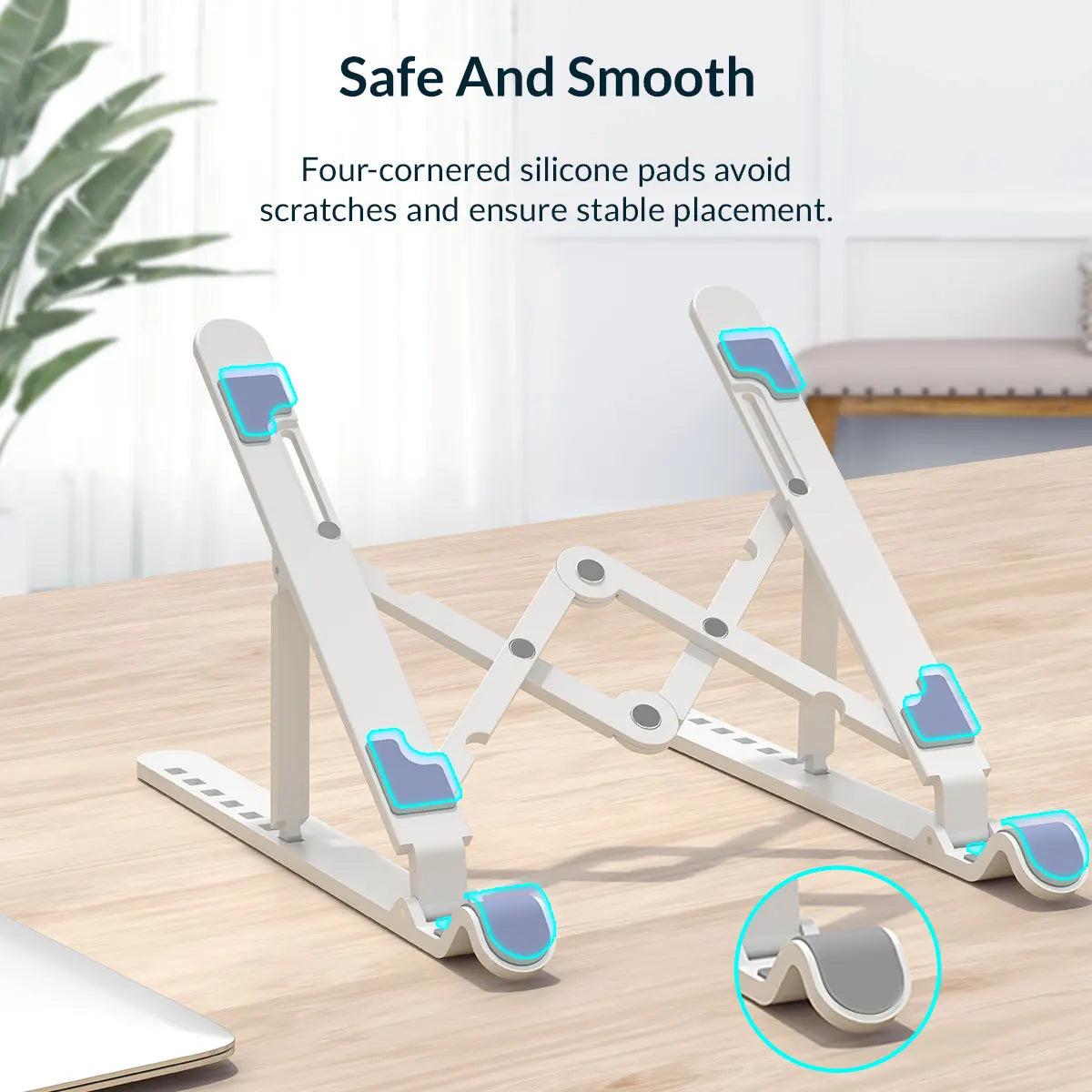 7-Angle Foldable Laptop Riser
