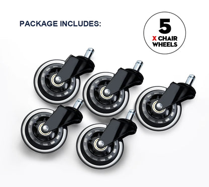 NAIERDI Office Chair Caster Wheels
