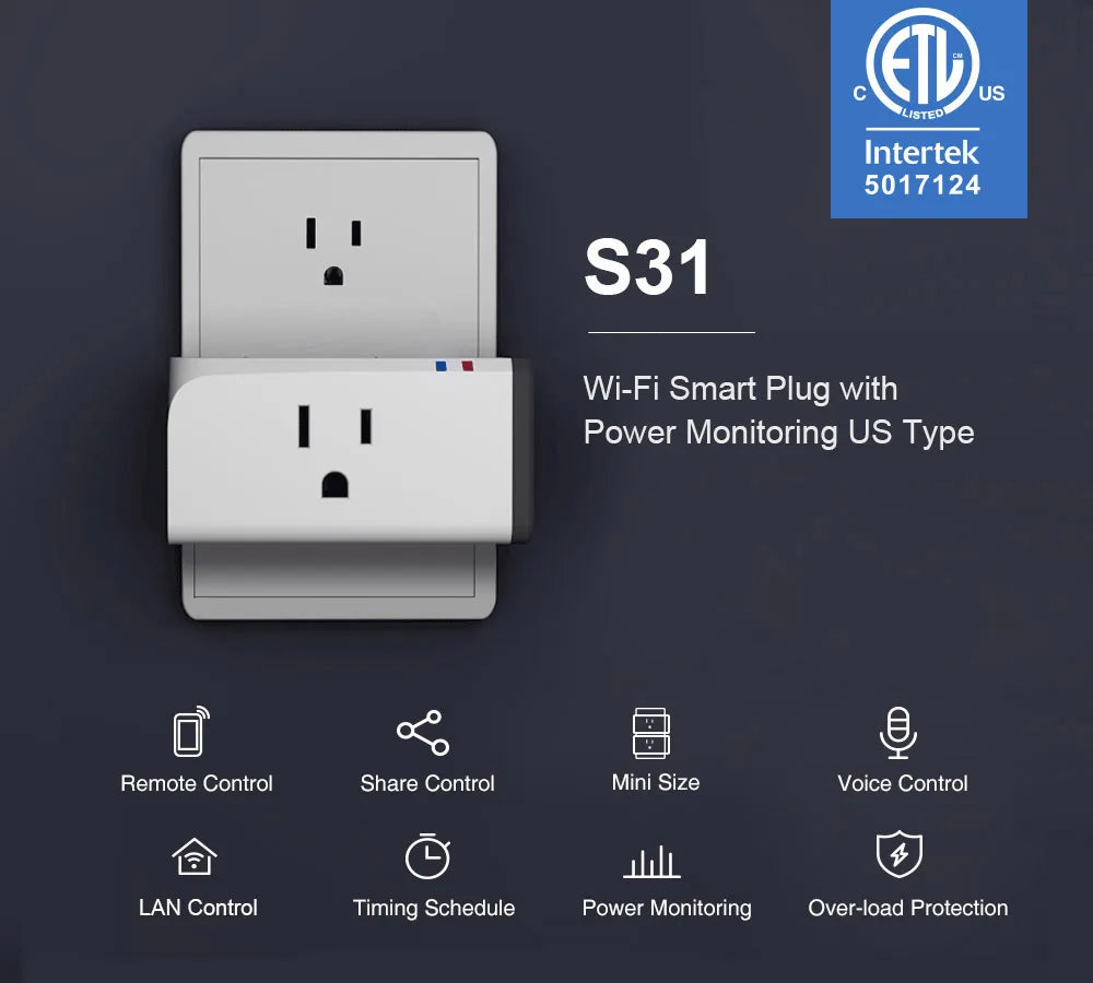 Smart Wi-Fi Plug with Power Monitor
