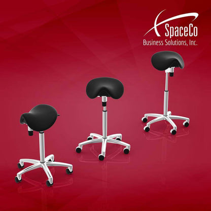Sit-Stand Saddle Chair or Stool for Better Posture