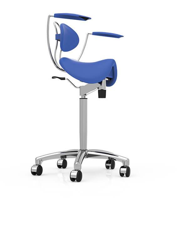 Sit-Stand Saddle Chair or Stool for Better Posture