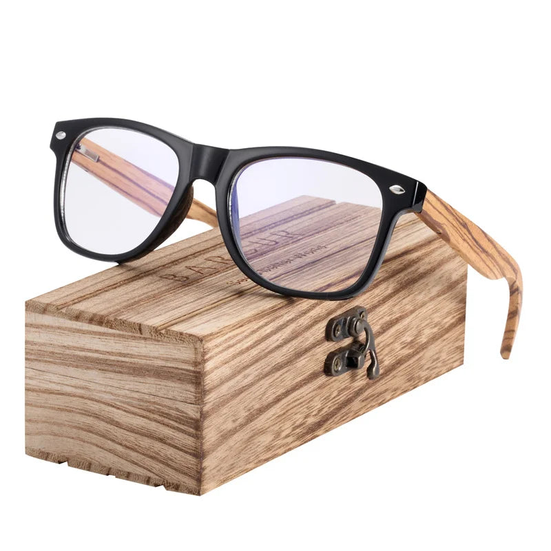 BARCUR Wood Blue Light Glasses