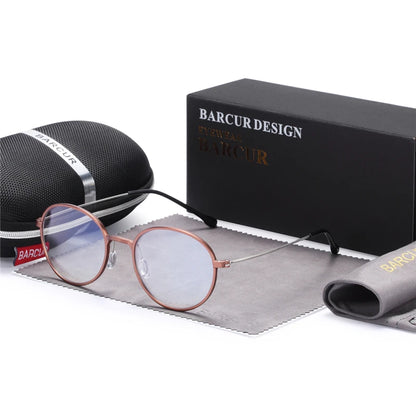 BARCUR Wood Blue Light Glasses
