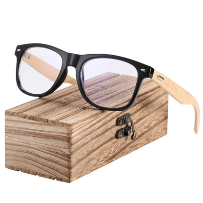 BARCUR Wood Blue Light Glasses