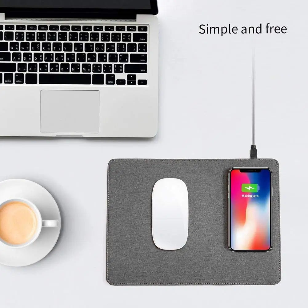 QiPad Wireless Charging Mouse Mat