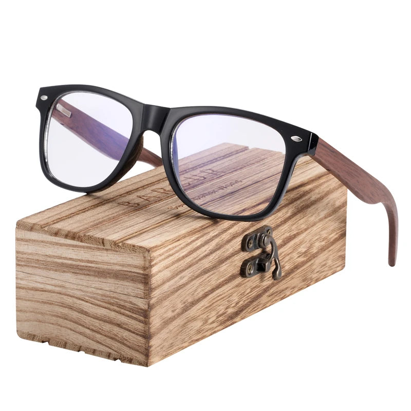 BARCUR Wood Blue Light Glasses