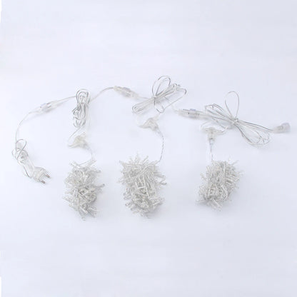 Cascading LED Waterfall Lights | Plug-In Warm White Garland