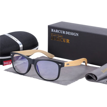 BARCUR Wood Blue Light Glasses