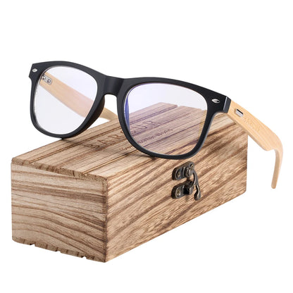 BARCUR Wood Blue Light Glasses