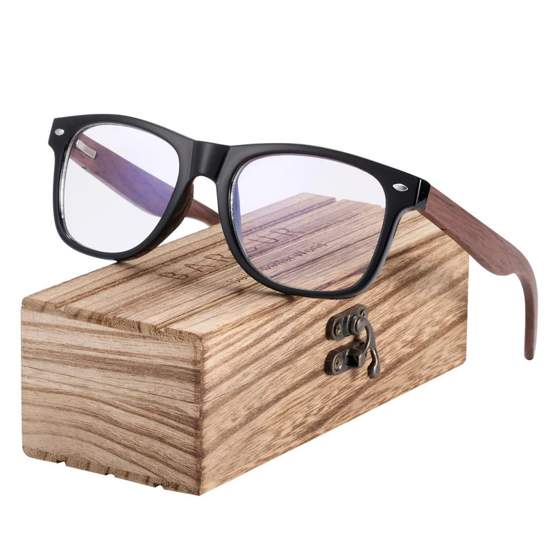 BARCUR Wood Blue Light Glasses