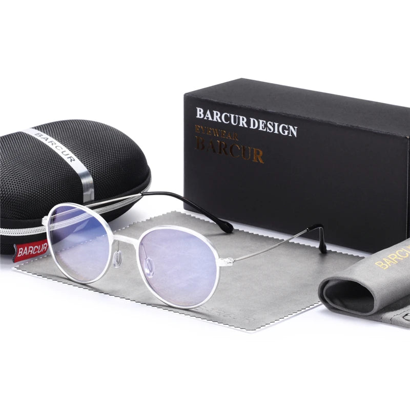 BARCUR Wood Blue Light Glasses