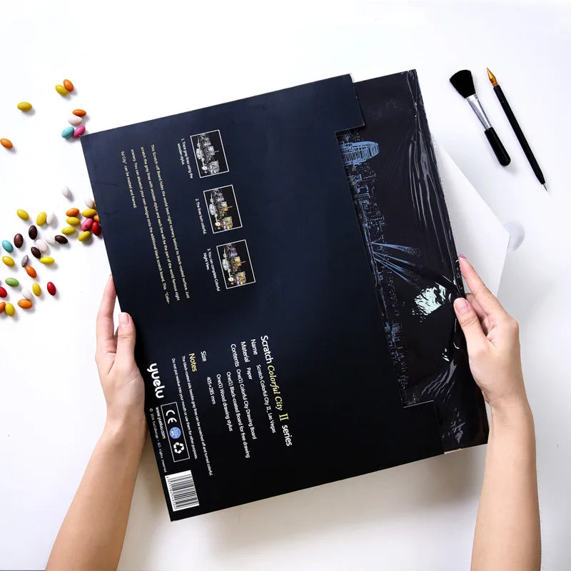 40.5cm Kids Scratch Art Coloring Poster