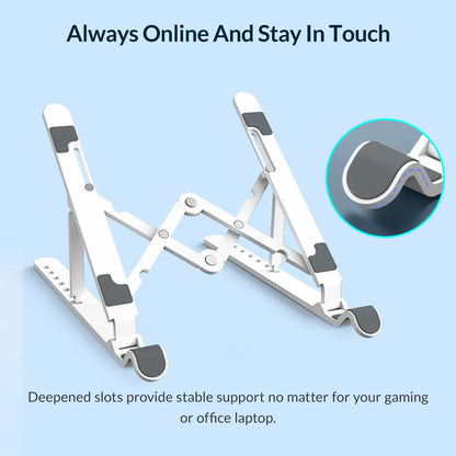 7-Angle Foldable Laptop Riser