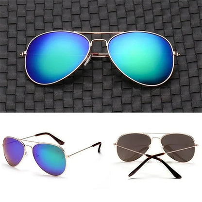 Double Bridge Aviators, UV400 Mirror Lens