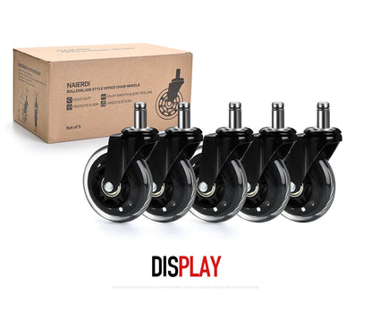 NAIERDI Office Chair Caster Wheels