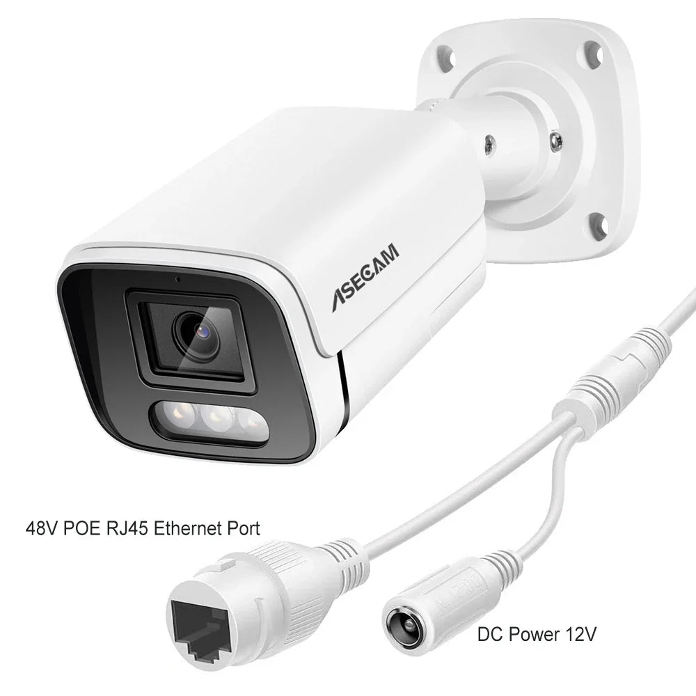 4K PoE Bullet Camera, Color Night Vision