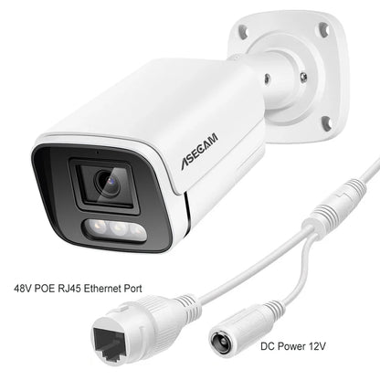 4K PoE Bullet Camera, Color Night Vision