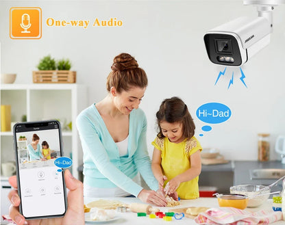 4K PoE Bullet Camera, Color Night Vision