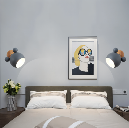 Playful Mouse Wall Lamp for Kids' Rooms