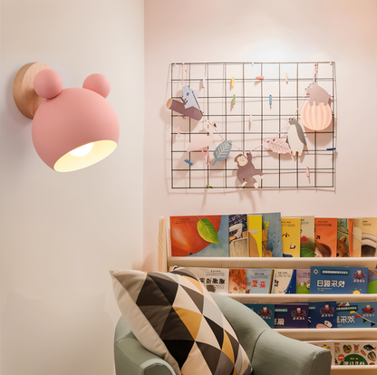 Playful Mouse Wall Lamp for Kids' Rooms