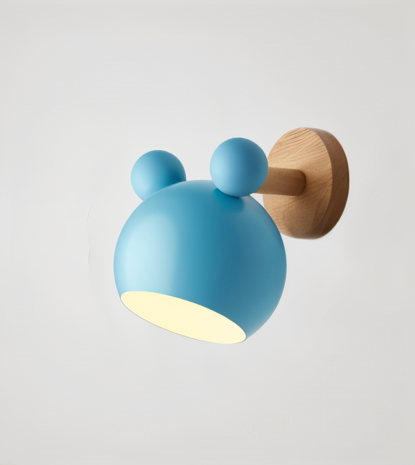 Playful Mouse Wall Lamp for Kids' Rooms