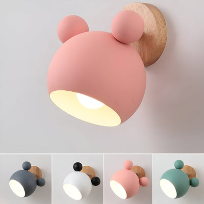 Playful Mouse Wall Lamp for Kids' Rooms