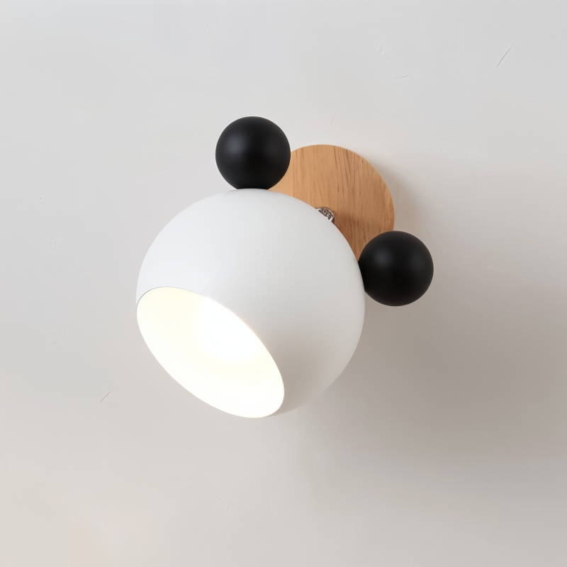 Playful Mouse Wall Lamp for Kids' Rooms