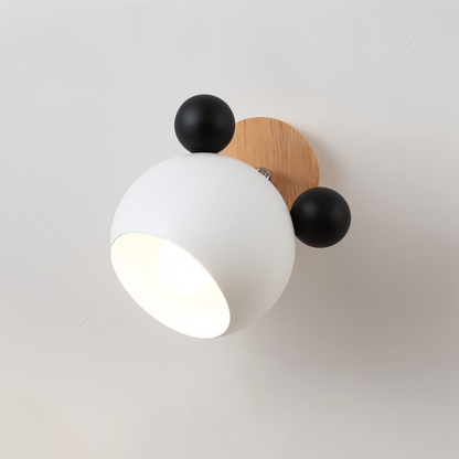 Playful Mouse Wall Lamp for Kids' Rooms