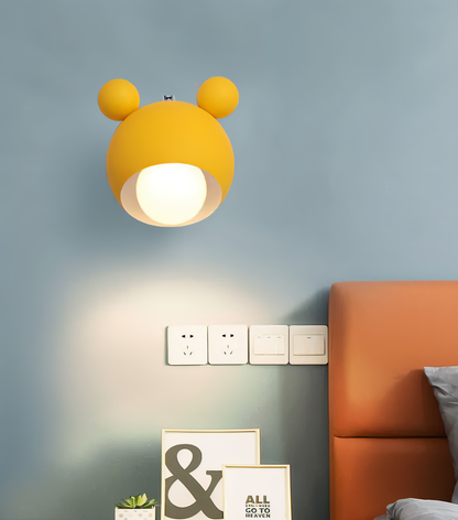 Playful Mouse Wall Lamp for Kids' Rooms