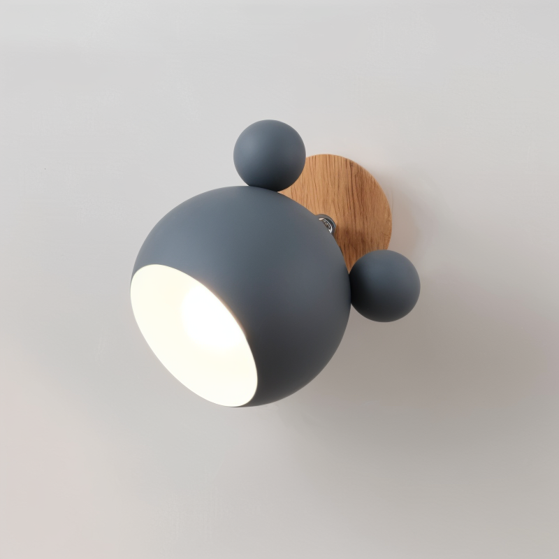 Playful Mouse Wall Lamp for Kids' Rooms