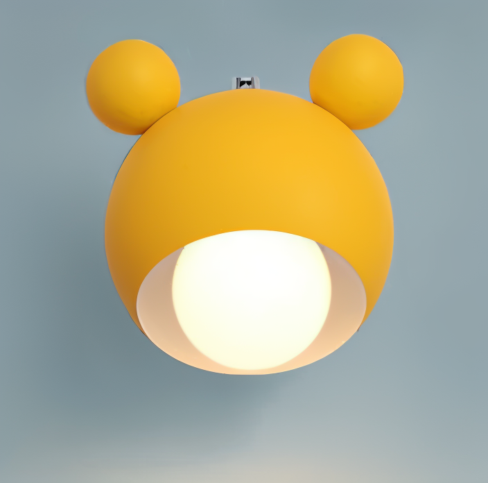 Playful Mouse Wall Lamp for Kids' Rooms
