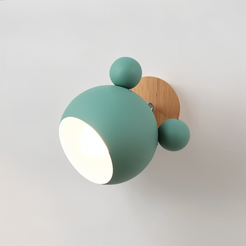 Playful Mouse Wall Lamp for Kids' Rooms