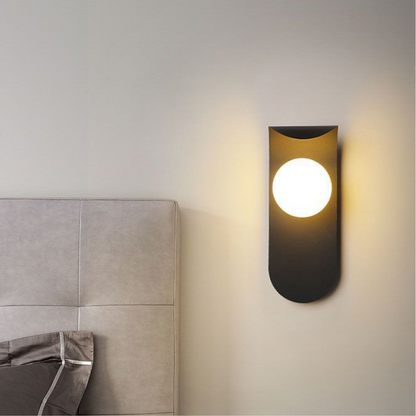 Nordic Orb Wall Light with Glass Diffuser